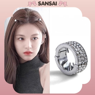  Kẹp Tóc Tròn Mini Đính Đá Lấp Lánh | Kẹp Mái Trang Trí Tóc Tết Tóc Xõa Xinh Xắn 