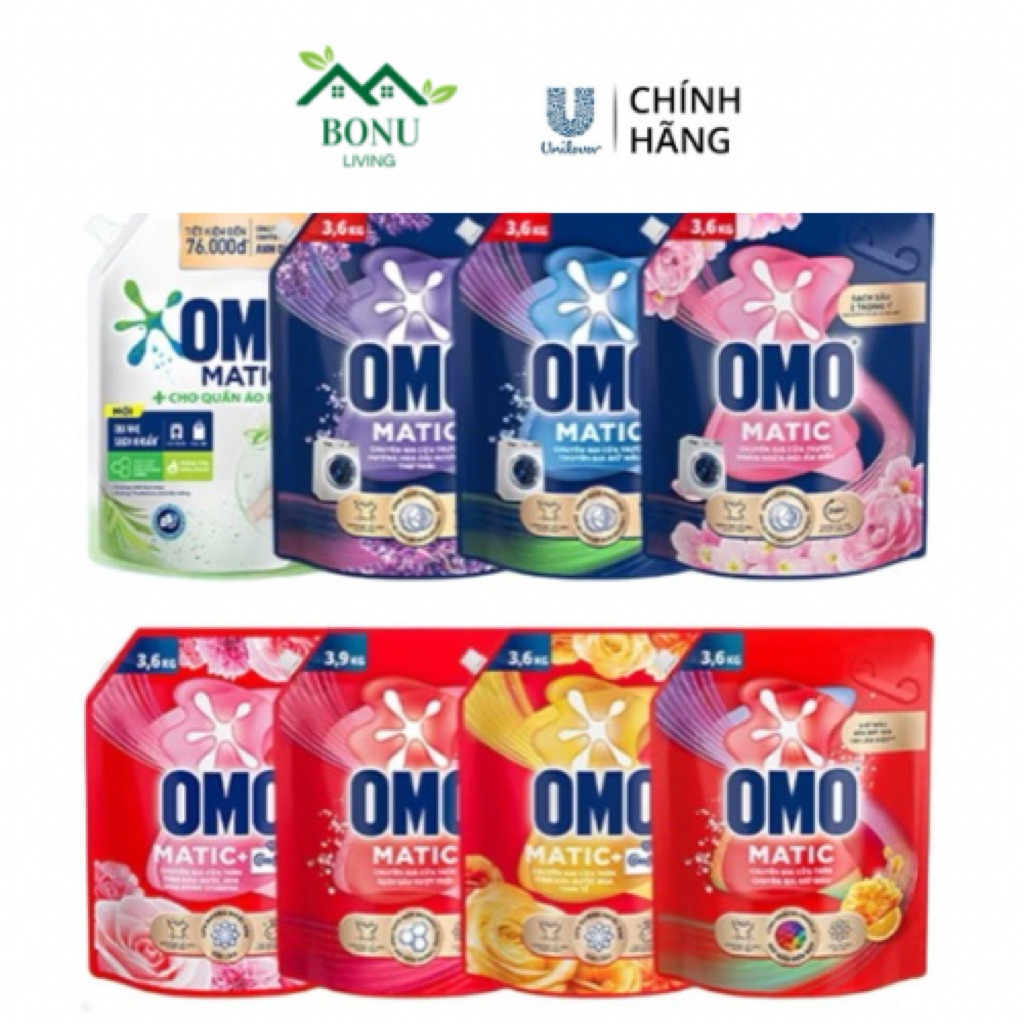Nước giặt OMO MATIC