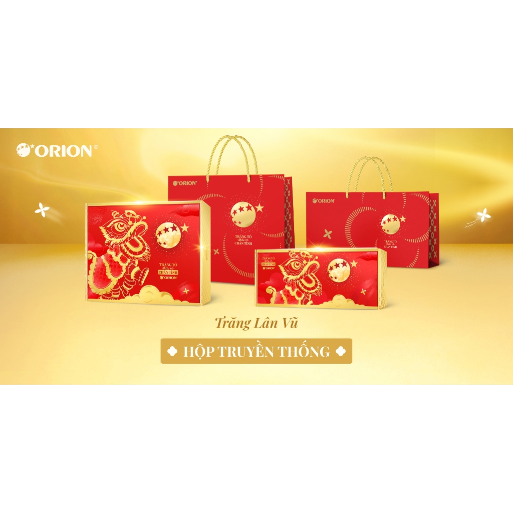 [150gr] Bánh Trung Thu nướng/dẻo ORION 2025 - Có hộp đựng 2 bánh/4 bánh - Khách inbox shop ạ