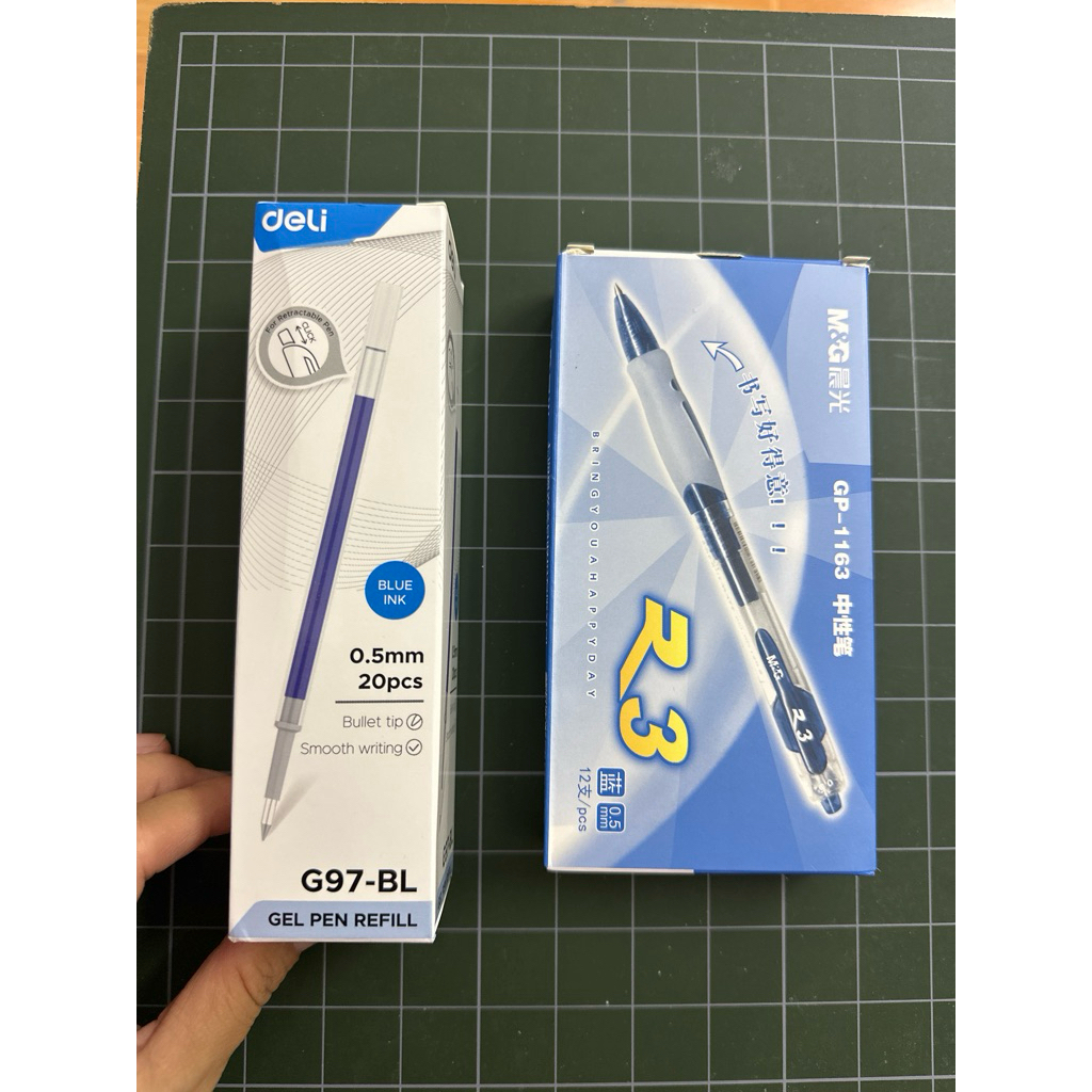 20 Ruột bút gel G97 Deli (thay thế được cho bút M&G1163)