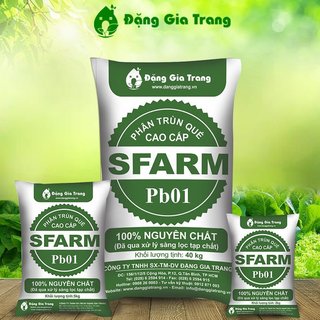 10Kg Phân trùn quế cao cấp SFARM Pb01 Đặng gia trang nguyên chất 100%-7600101