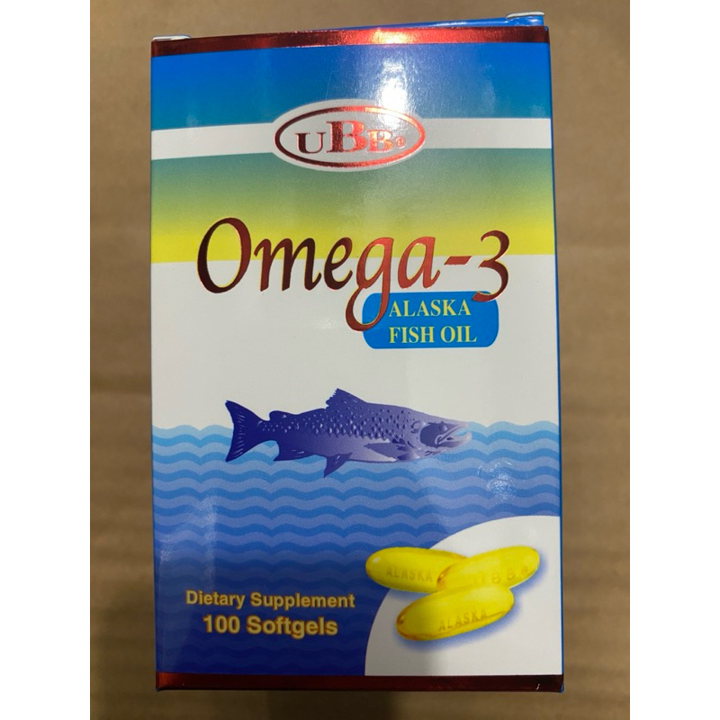 dầu cá biển sâu omega 3 ubb alaska fish oil, dha,,epa, axit béo thiết yếu, tốt cho mắt, não bộ,tim m