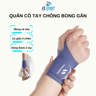 Quấn cổ tay loại 1 mỏng nhẹ, băng quấn chống bong gân cổ tay và hạn chế chấn thương khi chơi thể thao