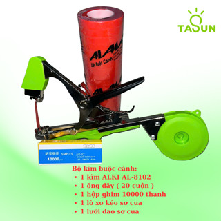Bộ dụng cụ buộc cành tự động Alaki -AL8102 chuyên dùng cho cây chanh dây,bầu bí.