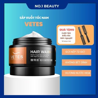 Sáp Vuốt Tóc VETES Sáp Tóc Hương Nước Hoa Giữ Nếp Tạo Kiểu Tự Nhiên Lên Đến 10H Thơm Lâu 80g