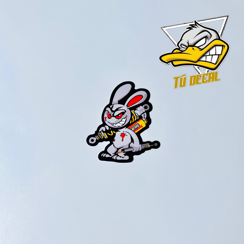 Tem Logo Sticker Lẻ Racing Decal Bền Màu Chống Nước, Dán Được Trên Mọi Nền Màu Sơn - MinhTuDecal