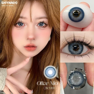  1 CẶP LENS BLUE - kính áp tròng màu xanh biển tone DOUYIN 0 ĐỘ -  SHYNNIE LENS  Lens Huế  🐰 