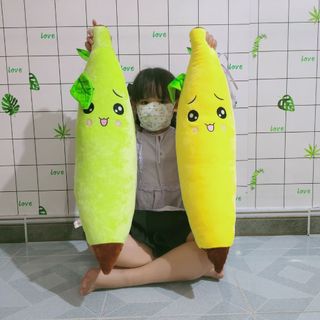 GỐI ÔM TRÁI CHUỐI (70cm) GỐI ÔM CHO BÉ