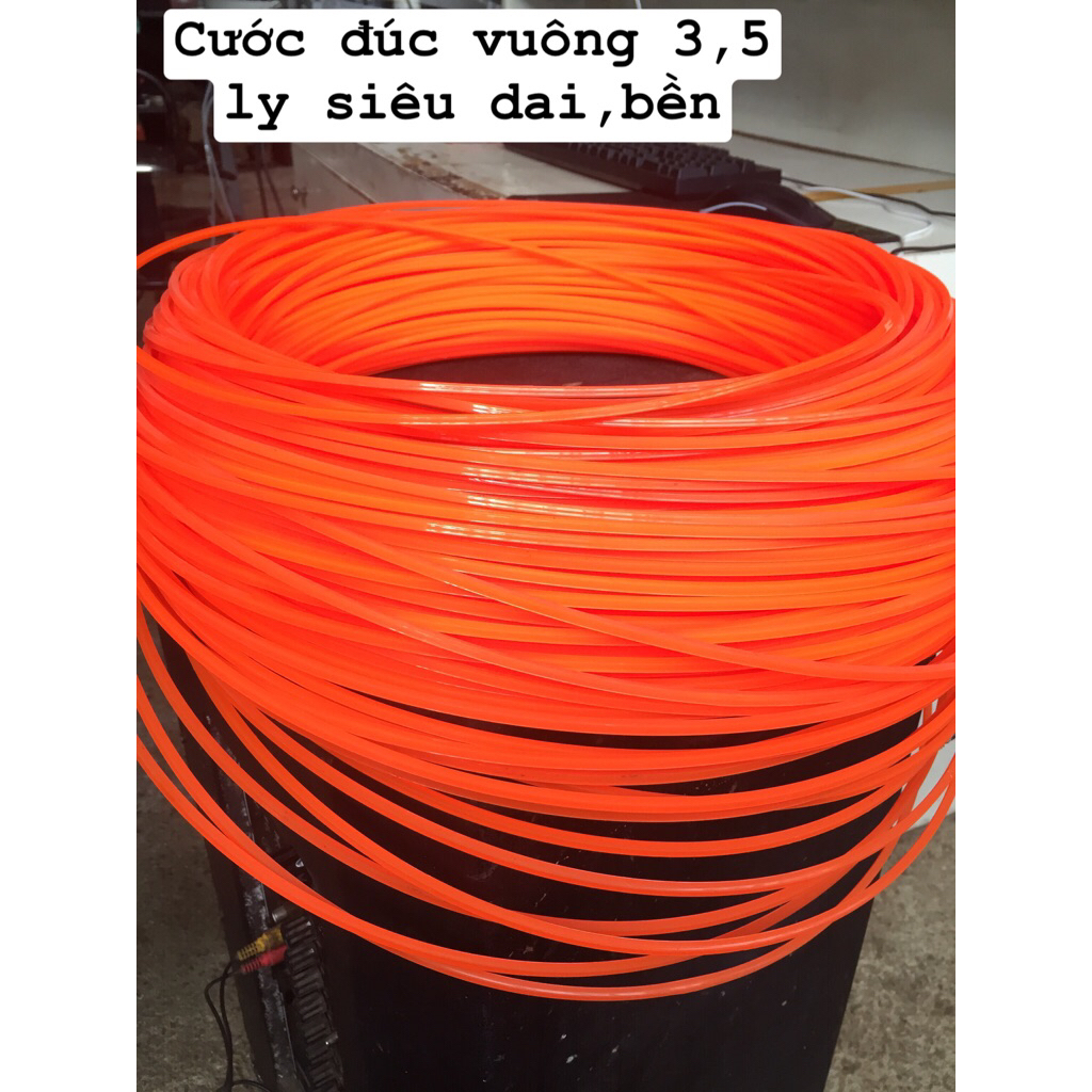 Cước cắt cỏ vuông/tròn 3,5 ly đúc siêu dai siêu bền