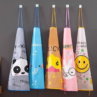 Tạp Dề Nấu Ăn Làm Bếp Chống Thấm Nước Dính Dầu Bám Bụi Bẩn Hóa Chất, Áo Yếm Nhà Bếp Nilon In Hình Thú Đẹp Dễ Thương Cute