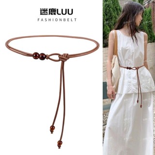 Đai váy da dây thắt lưng nam nữ gài Đai váy dây DV34 bản NHỎ 0.5cm sang chảnh dây nịt blazer Maxshopdoc