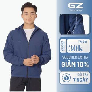 Áo khoác gió nam trượt nước thông minh 2 lớp có mũ cản gió chống thấm cản bụi GOZIN LUXURY