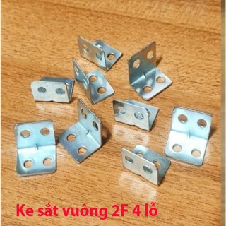 100 cái Pas ke sắt vuông F2 . 4 lỗ