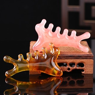  Lược Massage Đầu Chải Tóc Lược Giả Đá Guasha Massage Mặt Giảm Béo Thon Gọn Nâng Cơ Mặt Làm Đẹp Thư Giãn Giảm Căng Thẳng 