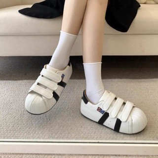 Giày thể thao nam nữ 2 quai đế bệt TINAN