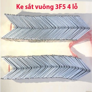 100 cái  Pat ke sắt vuông ( 3F5 - F2 4 lỗ )