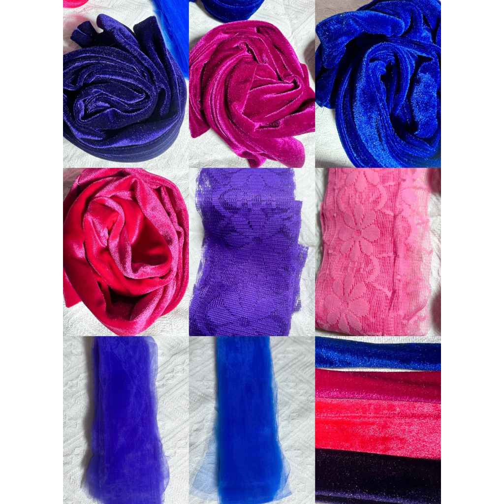 Quai nón, dây đeo nón lá vải nhung, quai ren, quai von