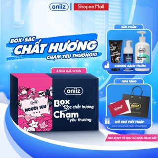 Quà tặng nam giới - Box sạc chất hương Oniiz - Sữa tắm hương nước hoa, bọt vệ sinh nam giới, quà tặng sữa rửa mặt