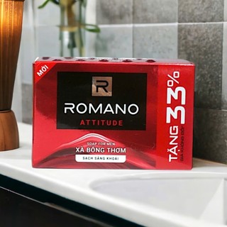 Xà Bông Cục Romano 90g/120g Chính Hãng – Sạch Da, Khử Mùi, Lưu Hương Nam Tính Lâu