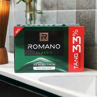 Xà Bông Cục Romano 90g/120g Chính Hãng – Sạch Da, Khử Mùi, Lưu Hương Nam Tính Lâu
