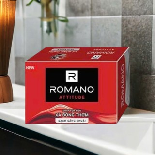 Xà Bông Cục Romano 90g/120g Chính Hãng – Sạch Da, Khử Mùi, Lưu Hương Nam Tính Lâu