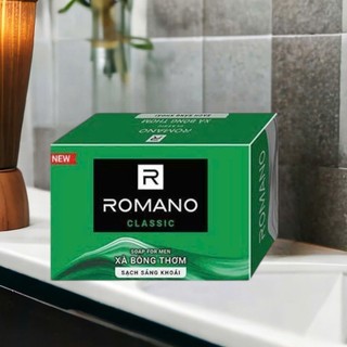 Xà Bông Cục Romano 90g/120g Chính Hãng – Sạch Da, Khử Mùi, Lưu Hương Nam Tính Lâu