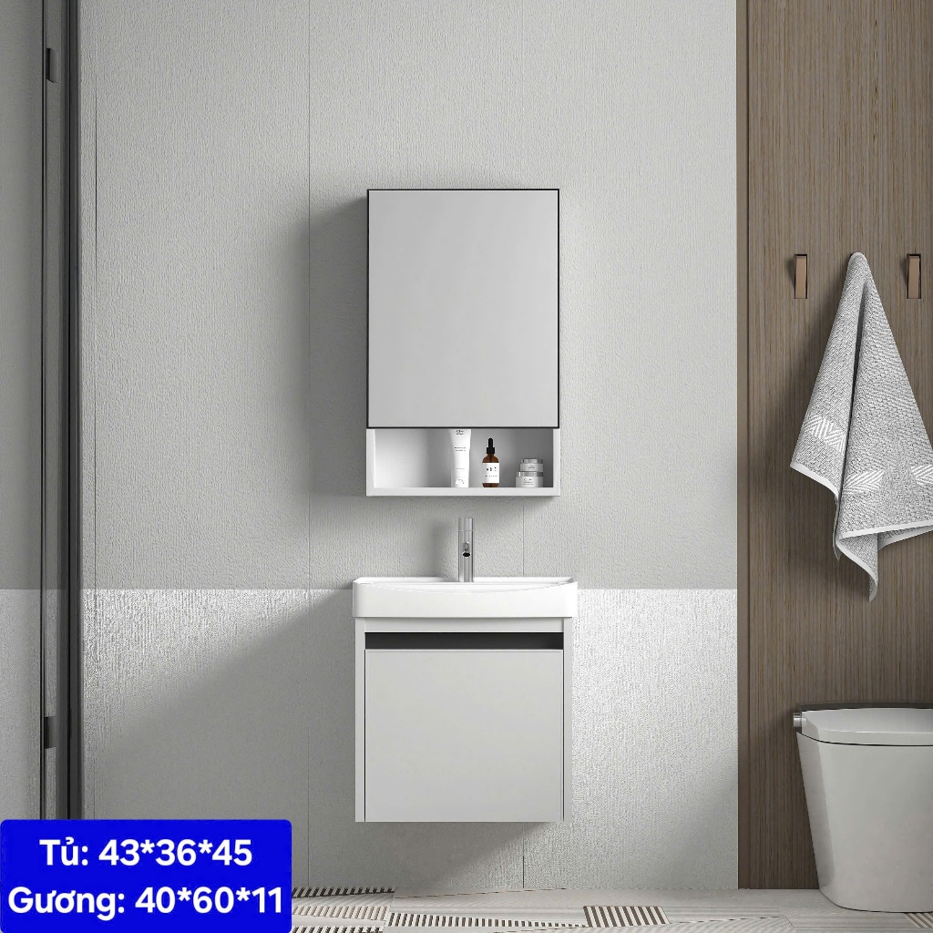 BỘ TỦ LAVABO +TỦ GƯƠNG NHỎ GỌN ,MẪU MÃ HIỆN ĐẠI MỚI NHẤT