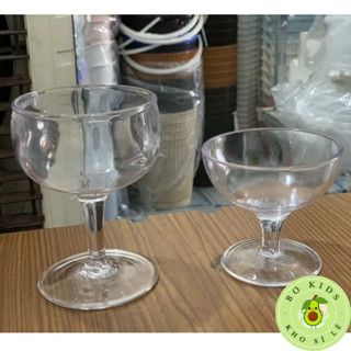 Ly Kem, Ly Rượu Vang Nhựa Trắng Trong Dày Dặn Chính Hãng Nhựa Việt Nhật