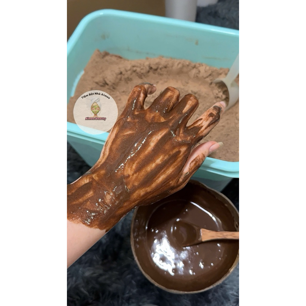 Bột Cacao Dưỡng Trắng Da Body Thiên Nhiên AIMEE BEAUTY