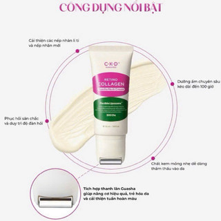  Kem Lăn Dưỡng Vùng Cổ CKD Retino Collagen Neck Cream 50ml Collagen Peptide Nâng Cơ Căng Mịn Trẻ Hóa 