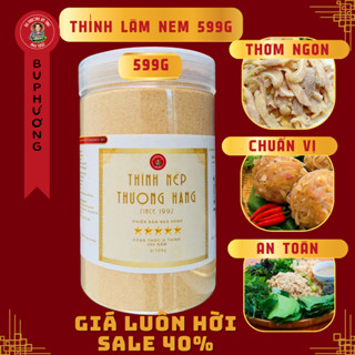 Thính Gạo Rang 599G/1 Hộp - Thương Hiệu Bu Phương Ẩm Thực Làm Nem Tai, Nem Nắm, Nem Bì