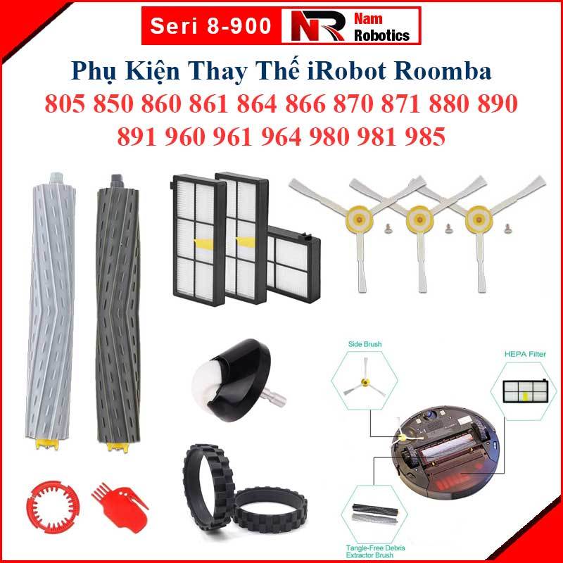 Phụ Kiện Thay Thế Robot Hút Bụi iRobot Roomba 805 850 860 861 864 866 870 871 880 890 891 960 961 964 980 981 985/