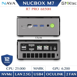 Mini PC GMKtec Nucbox M7 Ryzen 7 6850H 680M Chuyên kết hợp eGPU Oculink Usb4, GMK mạnh mẽ, êm ái