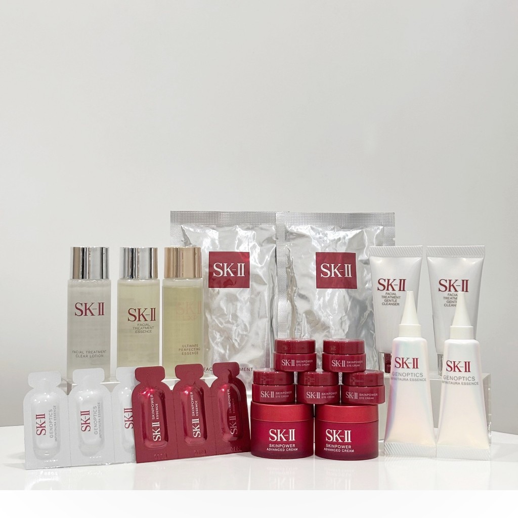 [CHÍNH HÃNG] Bộ Sản Phẩm Dưỡng Da Mini SK-II (GenOptics Ultraura Essence Serum, Infinitaura, Skinpower) SKII
