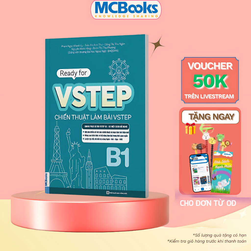 Sách - Ready for VSTEP Chiến thuật làm bài VSTEP B1