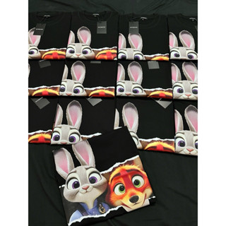  Áo thun form freesize nam nữ in hình Thỏ và Cáo siêu cute chất cotton 2 chiều 