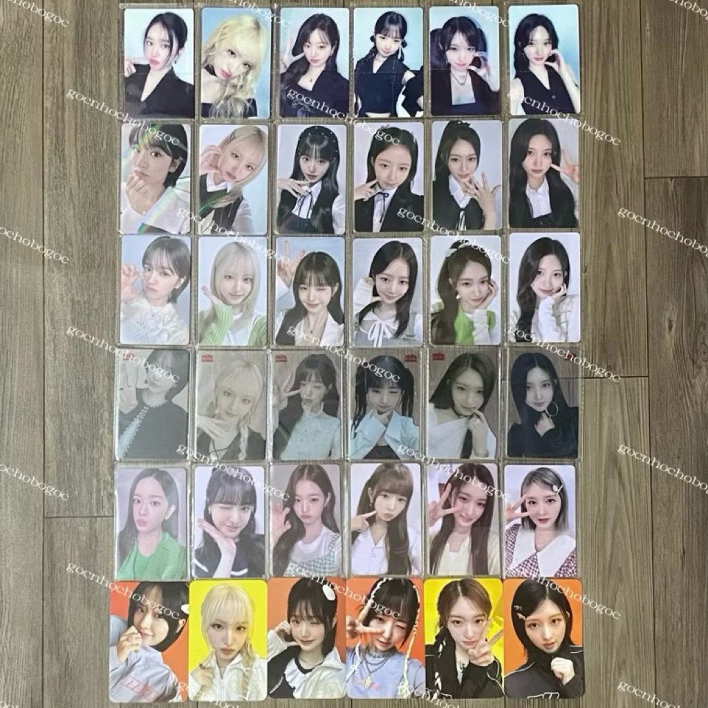 Photocard thẻ ảnh bo góc IVE Wonyoung Gaeul Yujin Rei Liz Leeseo