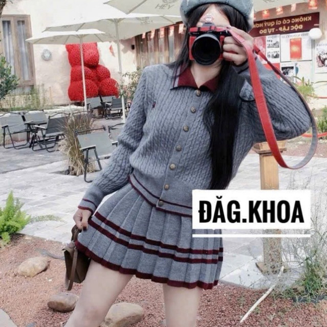 Set Váy Len cao cấp loại 1 hàng Quảng Châu cho nữ