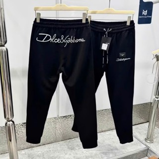 Quần Jogger Nỉ Nam Dolce Logo Thêu Họa Tiết Chữ In Nhiệt Siêu Đẹp Bo Chun Phong Cách Boy Phố Hottrend 2025 