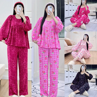 Đồ bộ tole nữ, bộ lanh mặc nhà áo babydoll tay bồng quần dài F21 VNXK