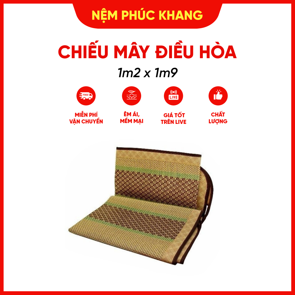 Chiếu mây điều hòa 1 người nằm ( 1m2 x 1m9 )
