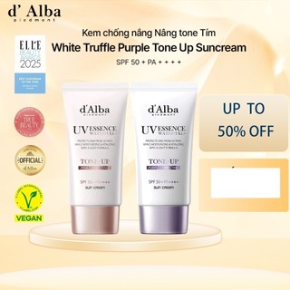   d 'Alba  Kem chống nắng trắng Truffle Tone Up Purple - Waterfull Tone-up Sun Cream SPF 50+ 50ml  lancos  