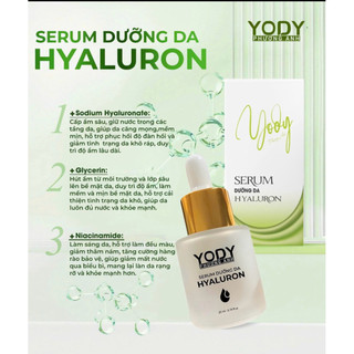 (Mẫu Mới )𝐒𝐞𝐫𝐮𝐦 𝐝𝐮̛𝐨̛̃𝐧𝐠 𝐝𝐚  -SERUM DƯỠNG DA HYALURON Yody Tomorrow 𝐜𝐡𝐚𝐢 𝟐𝟎𝐦𝐥