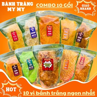   Combo  10 Bịch Bánh Tráng Trộn Tây Ninh Đủ Loại-Bánh Tráng My My 
