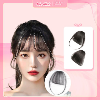  Tóc mái ngang giả Tóc mái ngố giả sợi dệt nhân tạo cao cấp nhiều màu dành cho nữ  TT3  