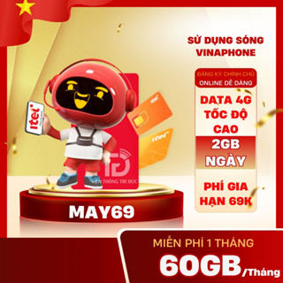 Sim 4G iTel May69/May79/May89 Data 2-3Gb/Ngày - Miễn Phí Gọi - Đăng Ký Chính Chủ - Phí Duy Trì Rẻ - Có Esim