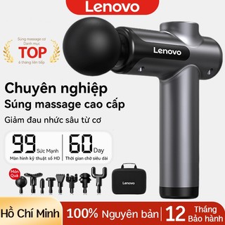  Súng Massage Cao Cấp Lenovo 99 Chế Độ Lực Đấm Siêu Khỏe 13.800 Vòng Phút Máy Massage Pin 2380mA 