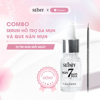 Combo Serum Hỗ Trợ Giảm Mụn Và Que Nặn Mụn Seimy - Skin 7 Days - 10ml