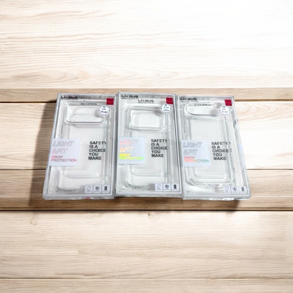 Ốp lưng iPhone 17 Air trong suốt Likgus