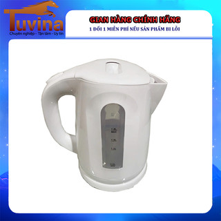 Ấm đun nước siêu tốc kim cương nhựa 1.8 lít - hàng chính hãng - giao màu ngẫu nhiên